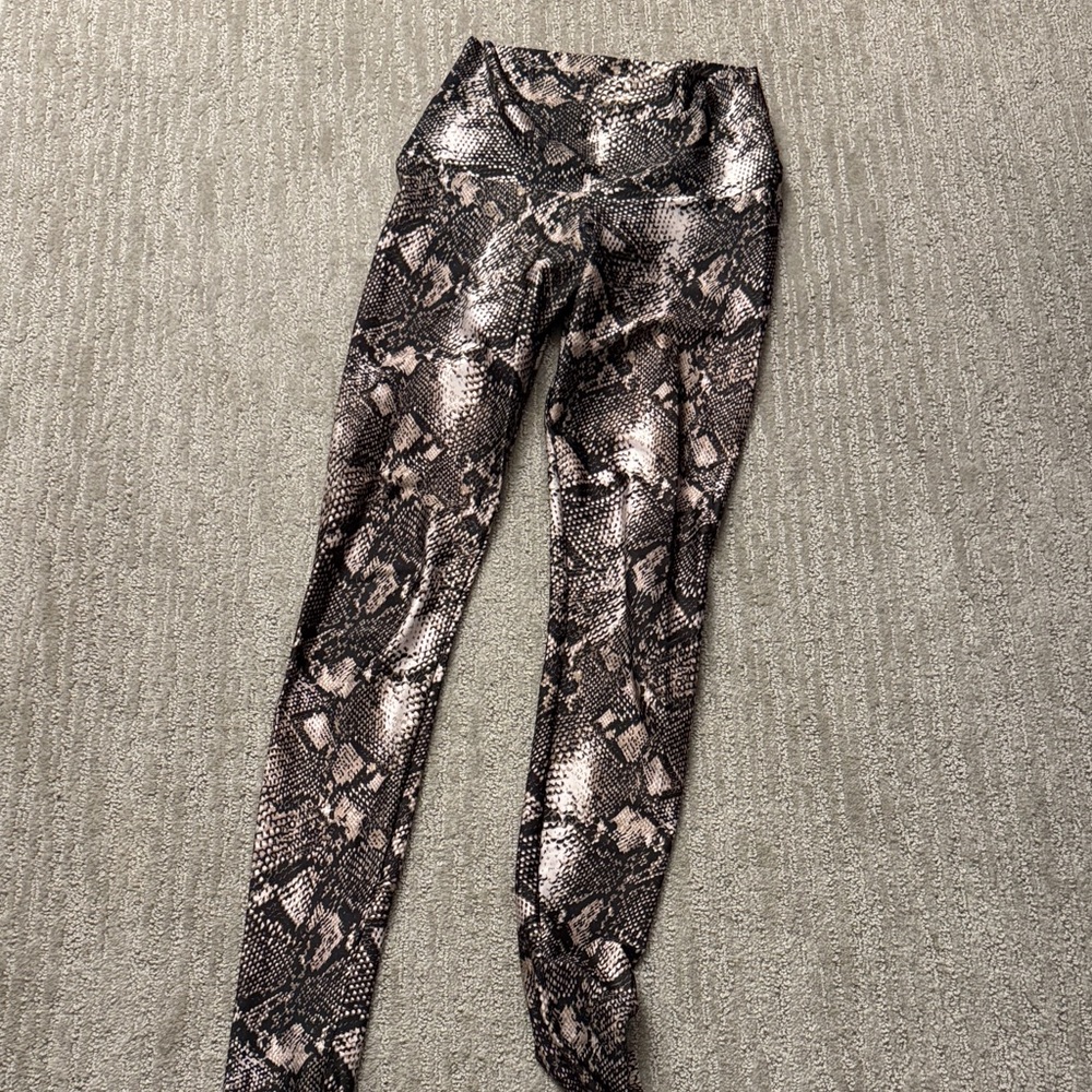 Emily Hsu Designs Snake Print Leggings